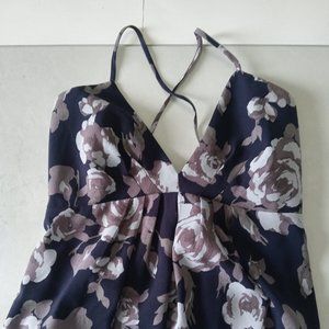 WILFRED | Floral Backless Dress